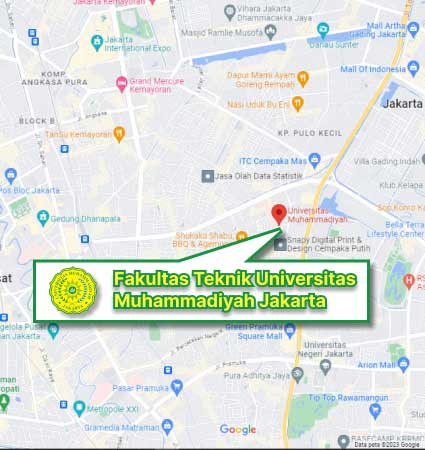 Locations and Maps (Google Map) S2 FT UMJ Nomor
